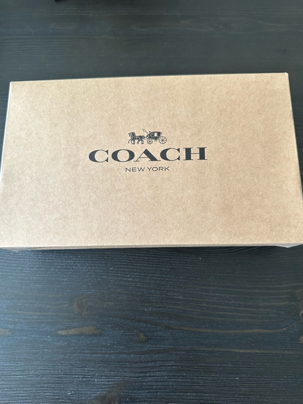 Coach Women’s Dark Brown Leather Touchscreen Gloves- Size L - Picture 8 of 9